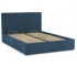 Кровать Гамма 1600 с основанием велюр тенерифе океан