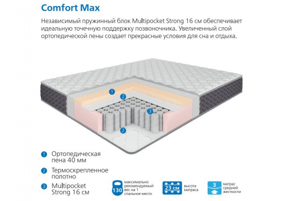 Матрас Uno multi Comfort Max